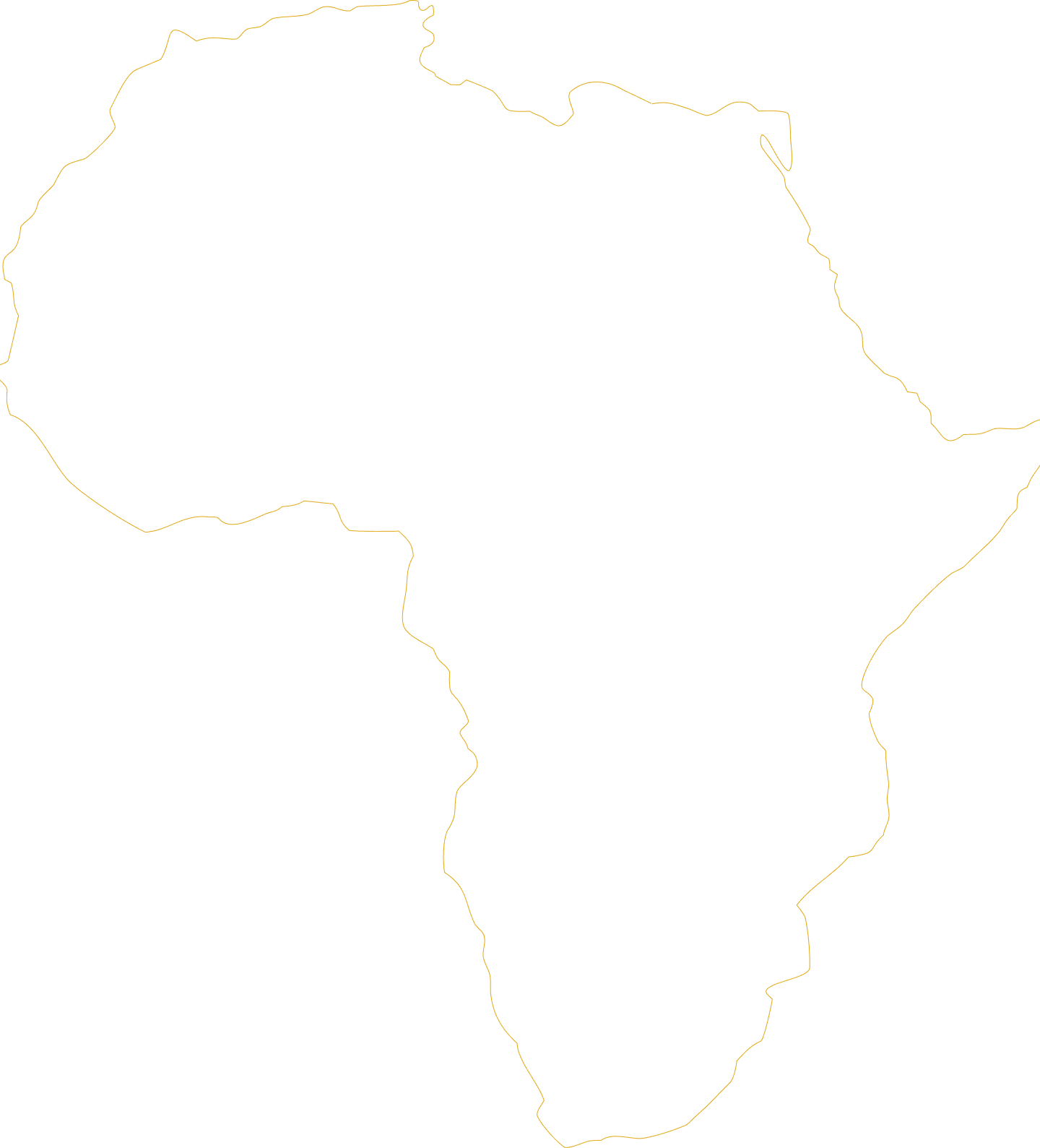 Africa Contour Background